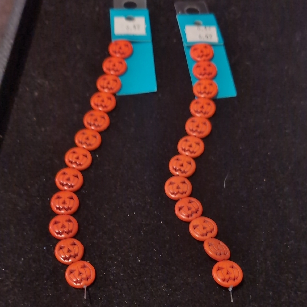 Create Your Own Bracelet pumpkin-head beads